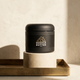 Professional Muscle Butter USA 120ml jar on a bone plaster pedestal and brushed brass tray